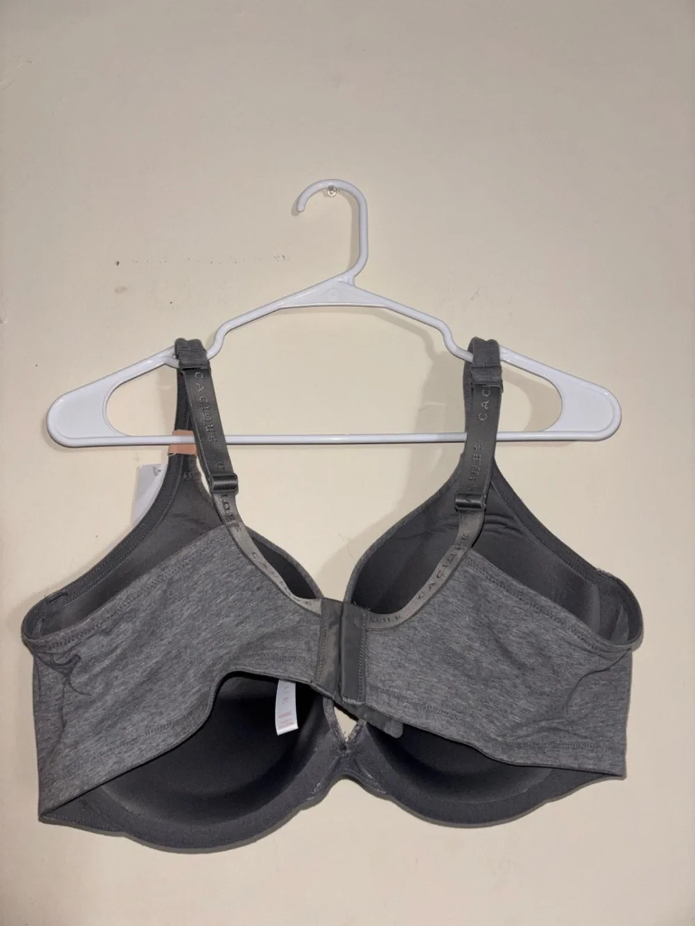 Cacique Collection T-Shirt Bra Boost Plunge Gray Size 42DDD